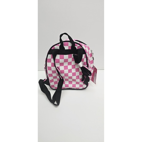NWT Barbie Play My Music Women's 10.5" Mini Backpack Pink faux leather 10.5" - Picture 2 of 3